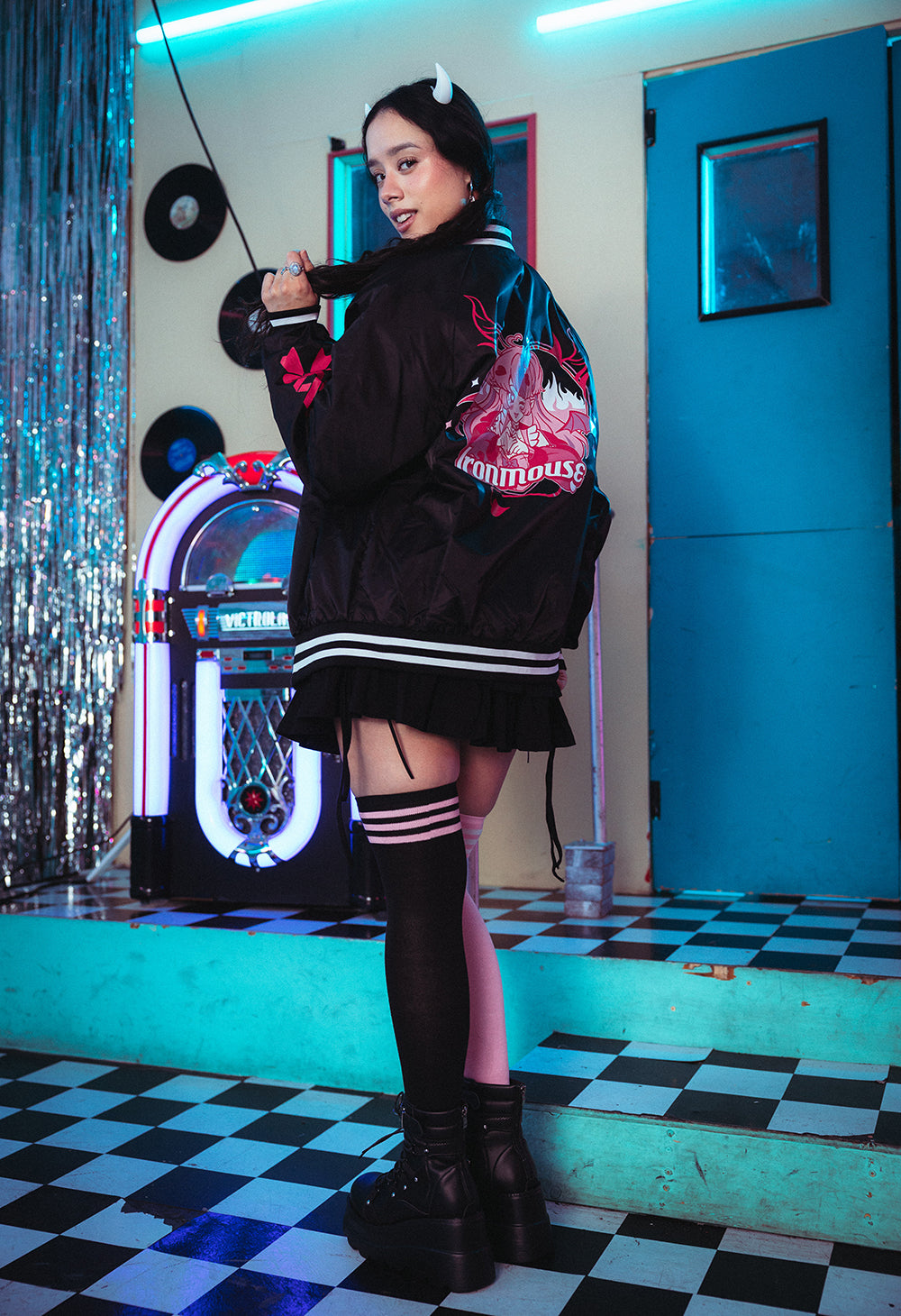 
                  
                    IRONMOUSE x OMOCAT Bomber Jacket
                  
                