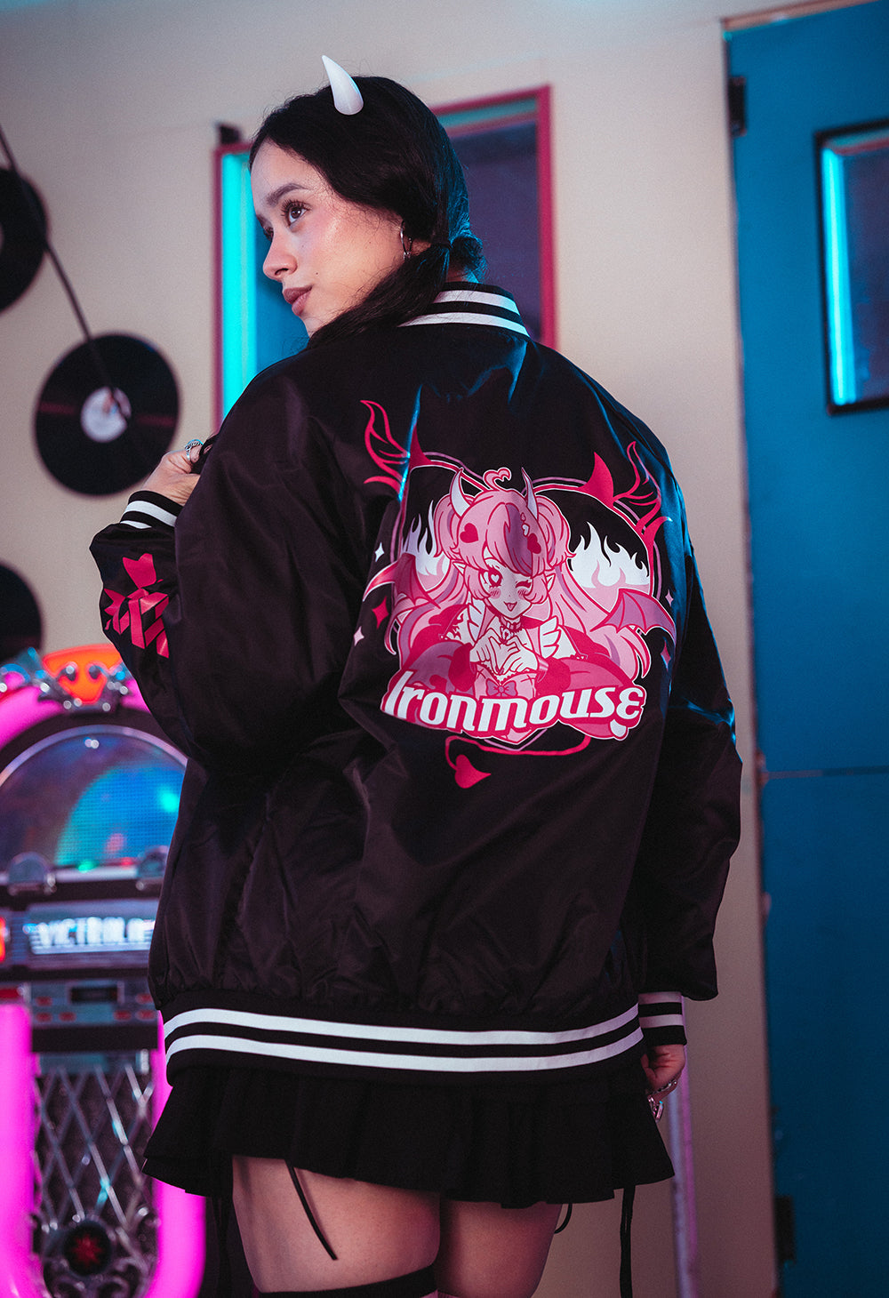 
                  
                    IRONMOUSE x OMOCAT Bomber Jacket
                  
                