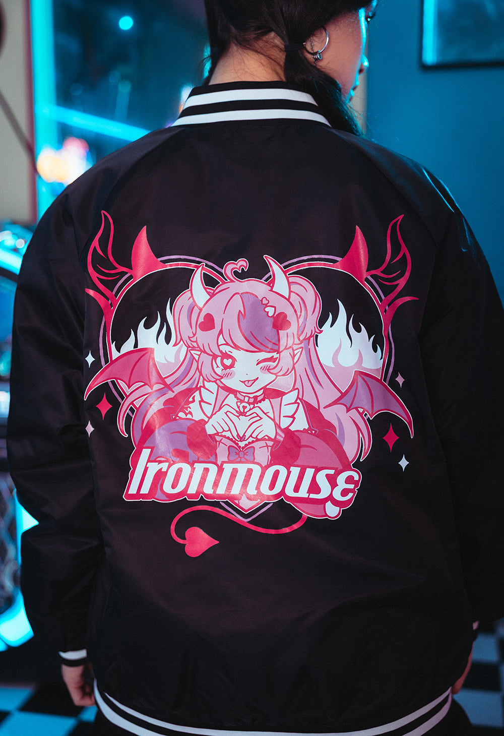
                  
                    IRONMOUSE x OMOCAT Bomber Jacket
                  
                