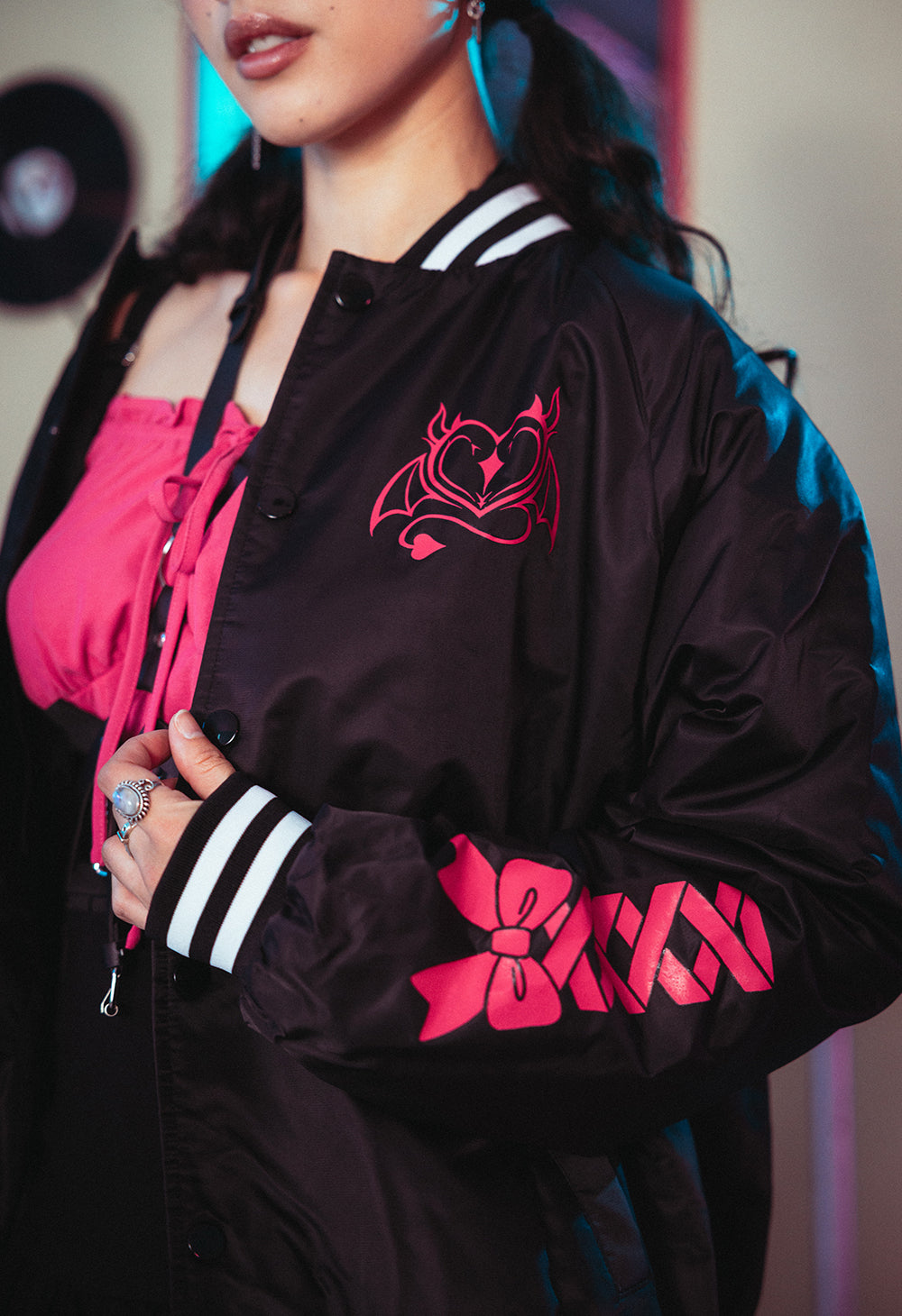 IRONMOUSE x OMOCAT Bomber Jacket