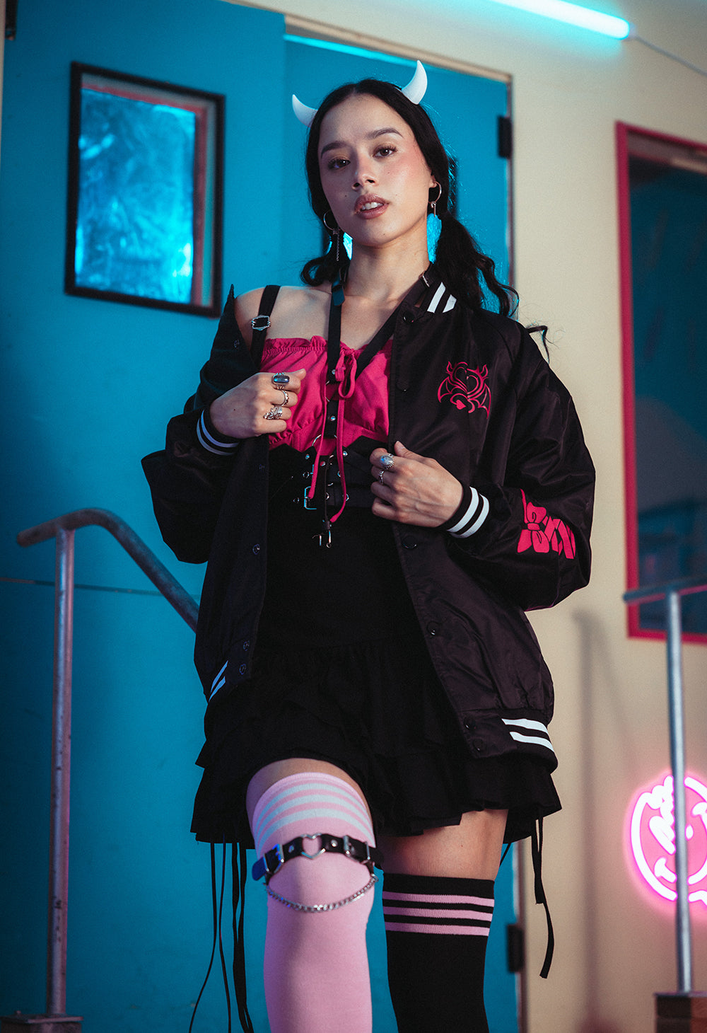 
                  
                    IRONMOUSE x OMOCAT Bomber Jacket
                  
                