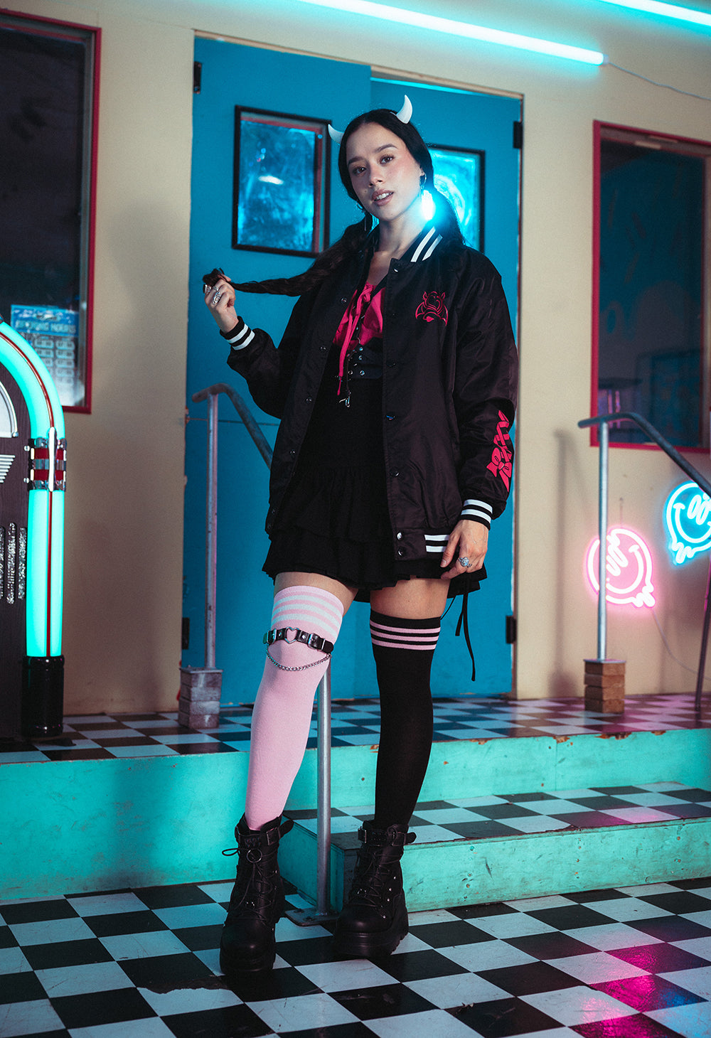 
                  
                    IRONMOUSE x OMOCAT Bomber Jacket
                  
                