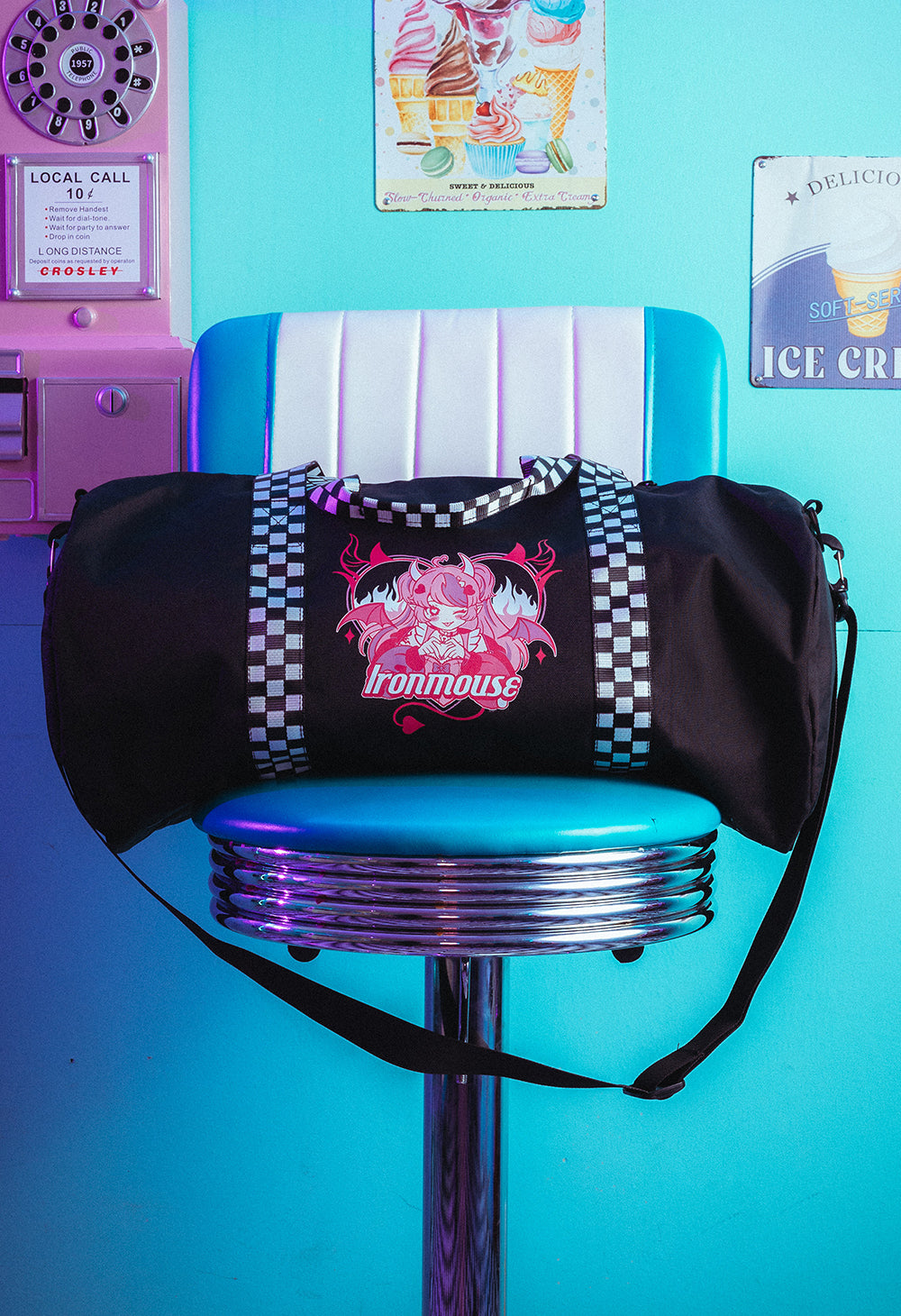 IRONMOUSE x OMOCAT Duffle Bag