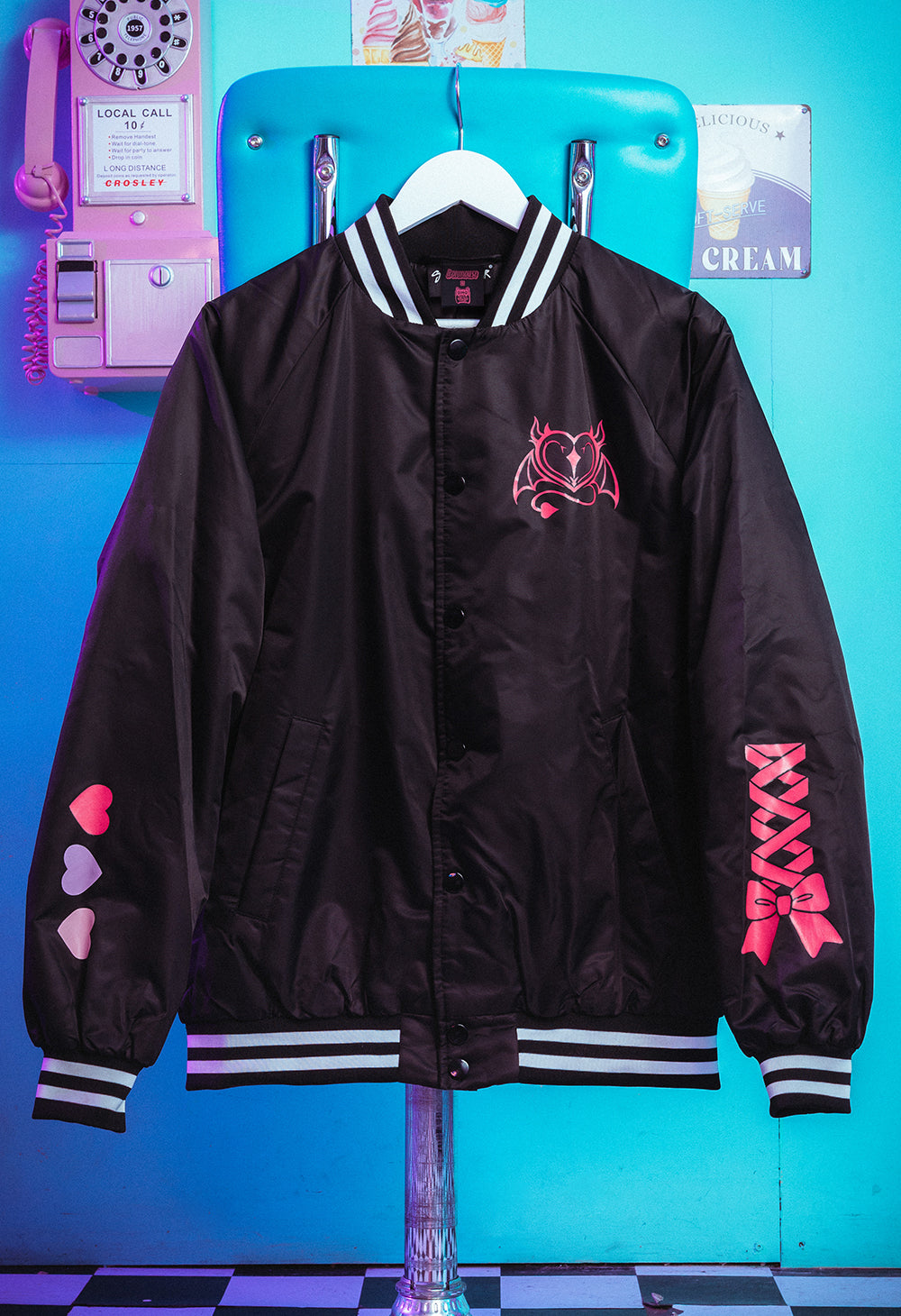 
                  
                    IRONMOUSE x OMOCAT Bomber Jacket
                  
                