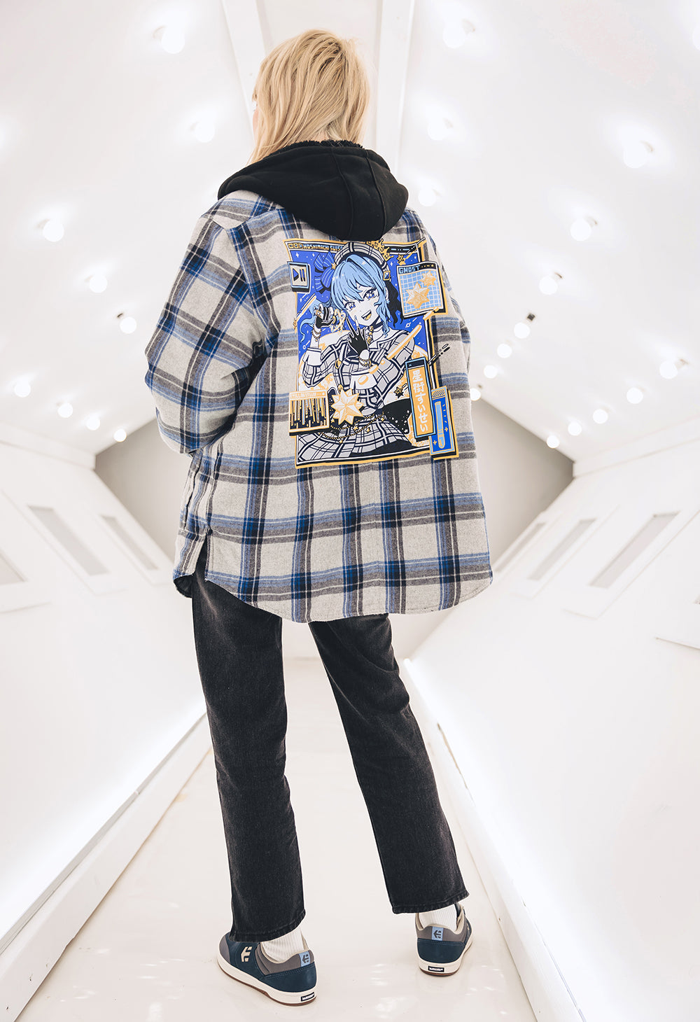 
                  
                    HOSHIMACHI SUISEI @ NYC Quilted Plaid Jacket
                  
                