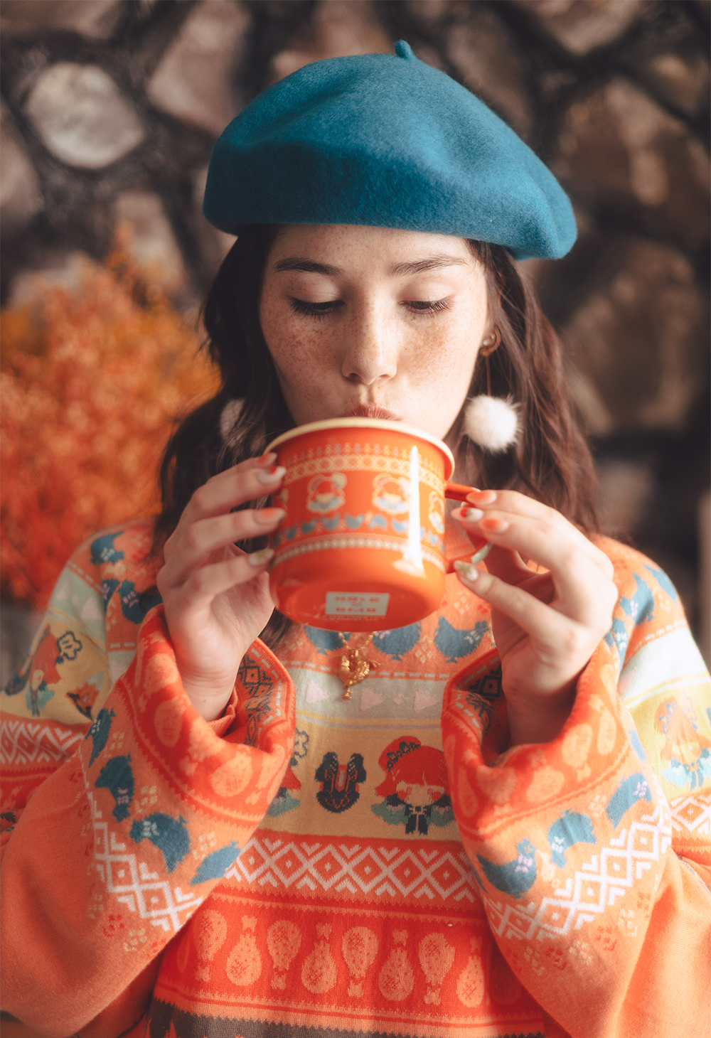 TAKANASHI KIARA Enamel Mug – OMOCAT TAKANASHI KIARA Enamel Mug – OMOCAT