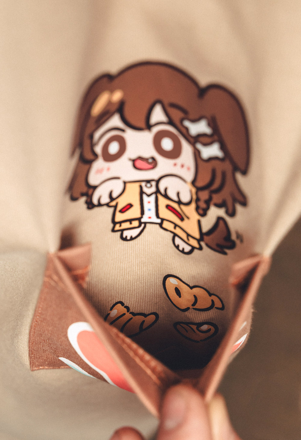 INUGAMI KORONE Pocket T-Shirt – OMOCAT