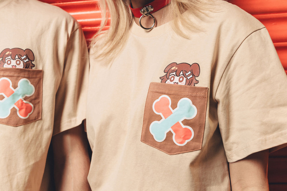 INUGAMI KORONE Pocket T-Shirt – OMOCAT