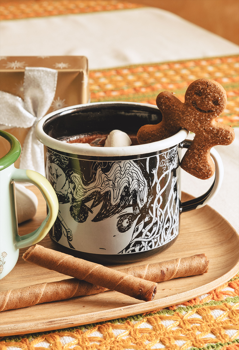 SPACES IN-BETWEEN Enamel Mug