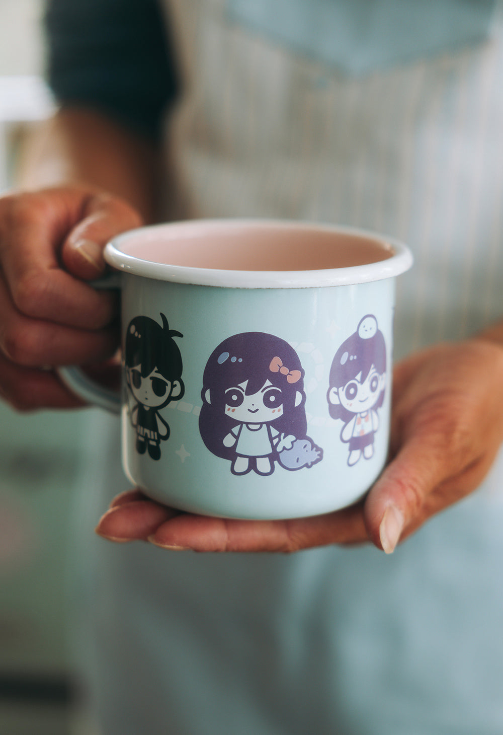 PLAYING FOREVER Enamel Mug – OMOCAT