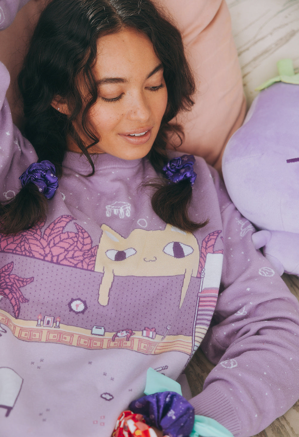 NEIGHBOR'S ROOM Knit Sweater – OMOCAT