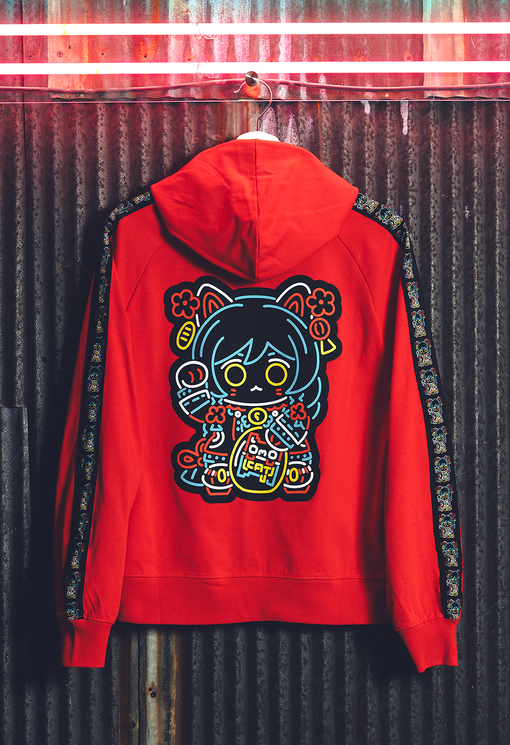 OMOCAT Side Tape Zip-Hoodie OMOCAT Side Tape Zip-Hoodie