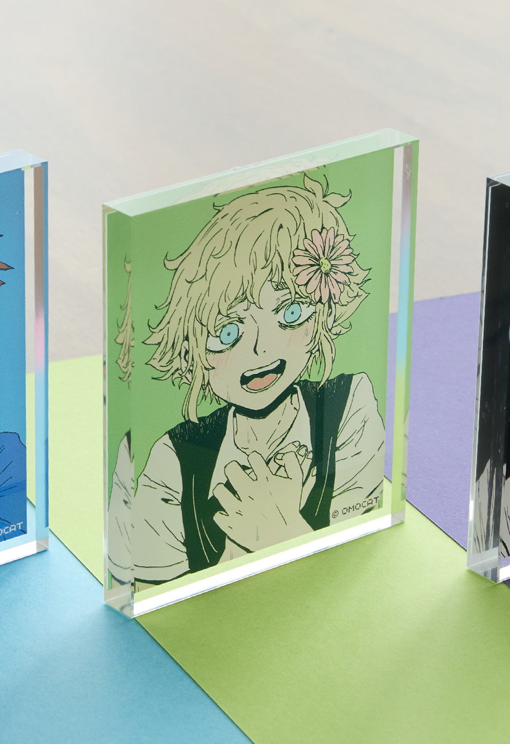 BASIL Illustration Acrylic Block – OMOCAT