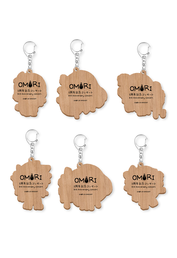 
                  
                    OMORI 3rd Anniversary Concert Wooden Keychains
                  
                