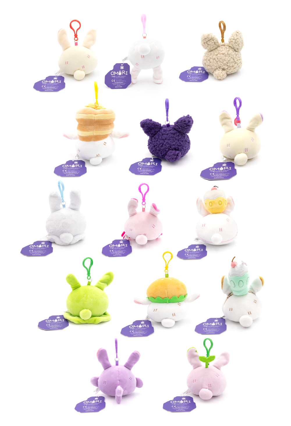 BUNNY Keychain Plush Blind Bag – OMOCAT BUNNY Keychain Plush Blind Bag – OMOCAT