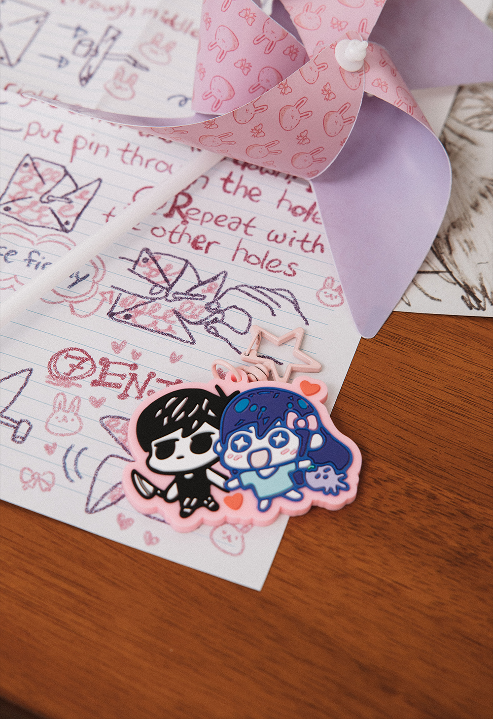 YOU TAGGED OMORI! Rubber Keychain Blind Bag – OMOCAT