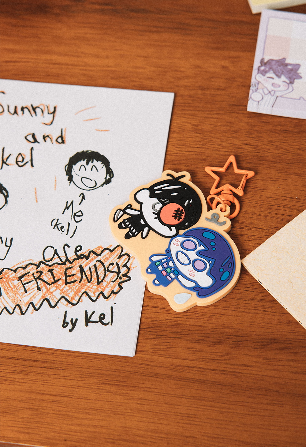 YOU TAGGED OMORI! Rubber Keychain Blind Bag – OMOCAT
