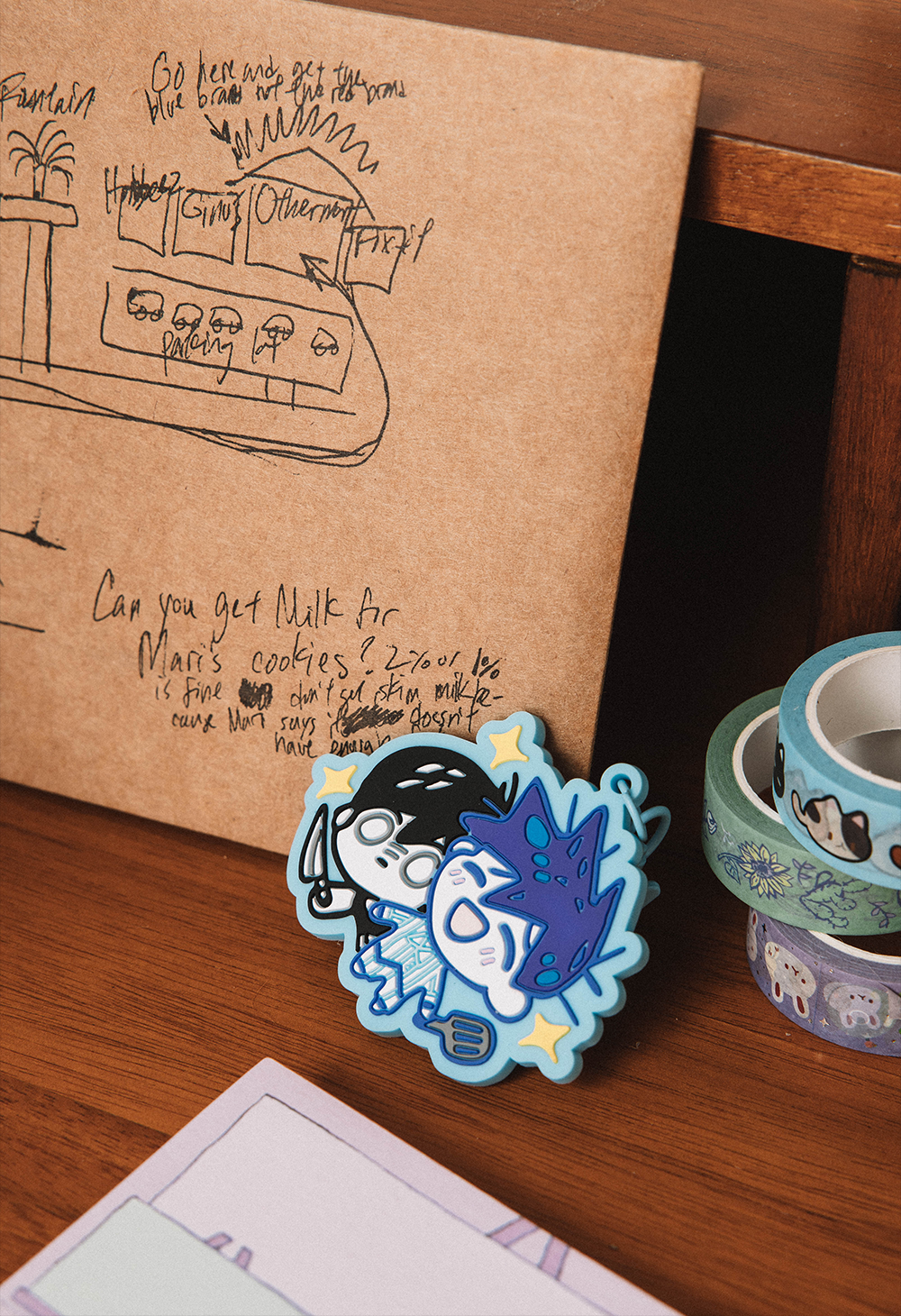 YOU TAGGED OMORI! Rubber Keychain Blind Bag – OMOCAT