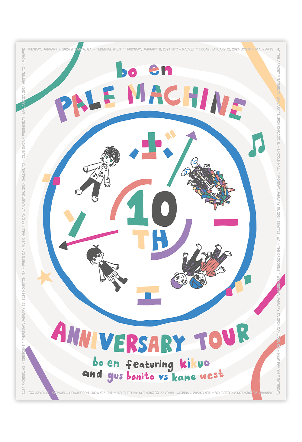 
                  
                    bo en "PALE MACHINE" 10th Anniversary Tour Poster
                  
                