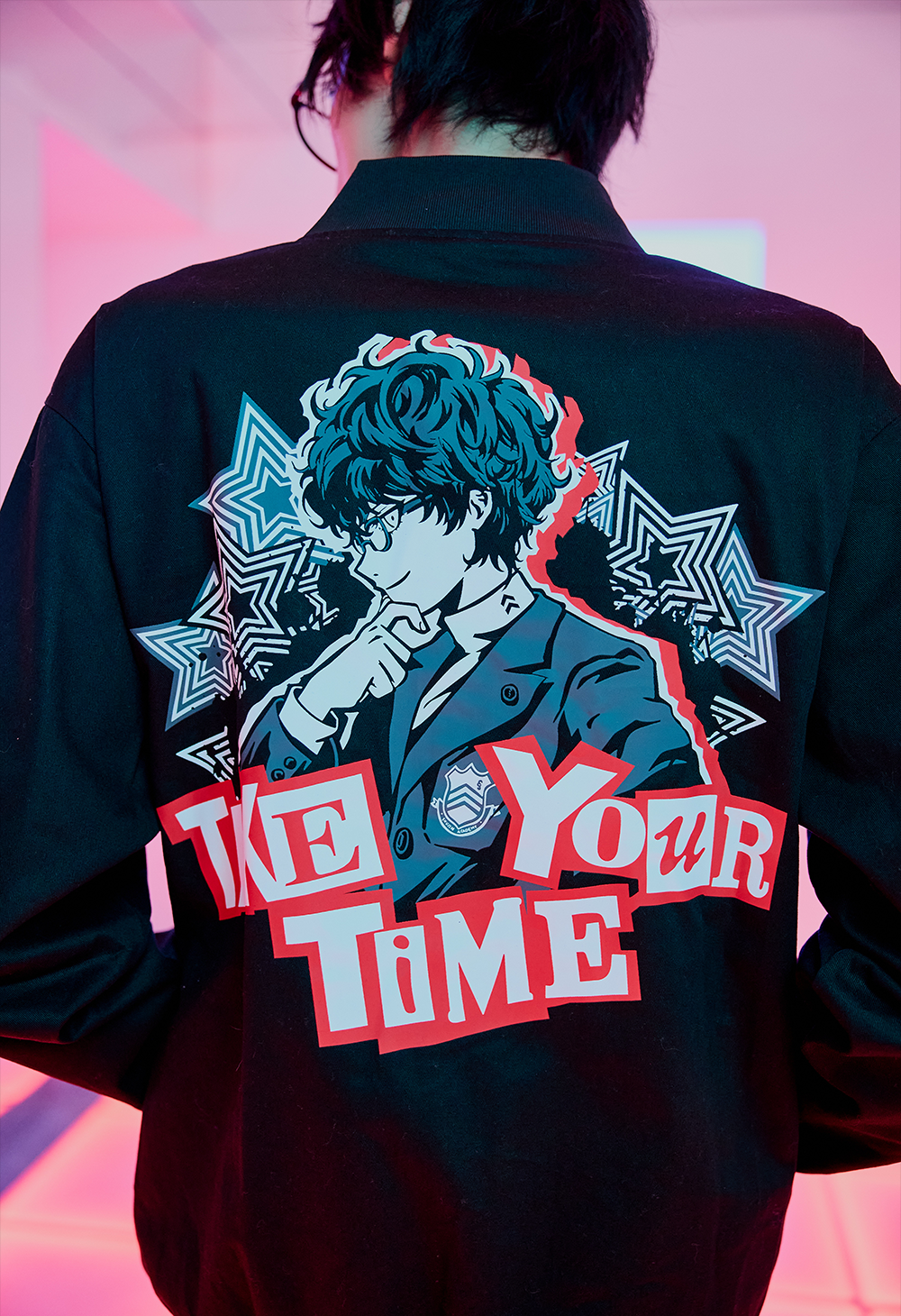 
                  
                    TAKE YOUR TIME Bomber Jacket
                  
                