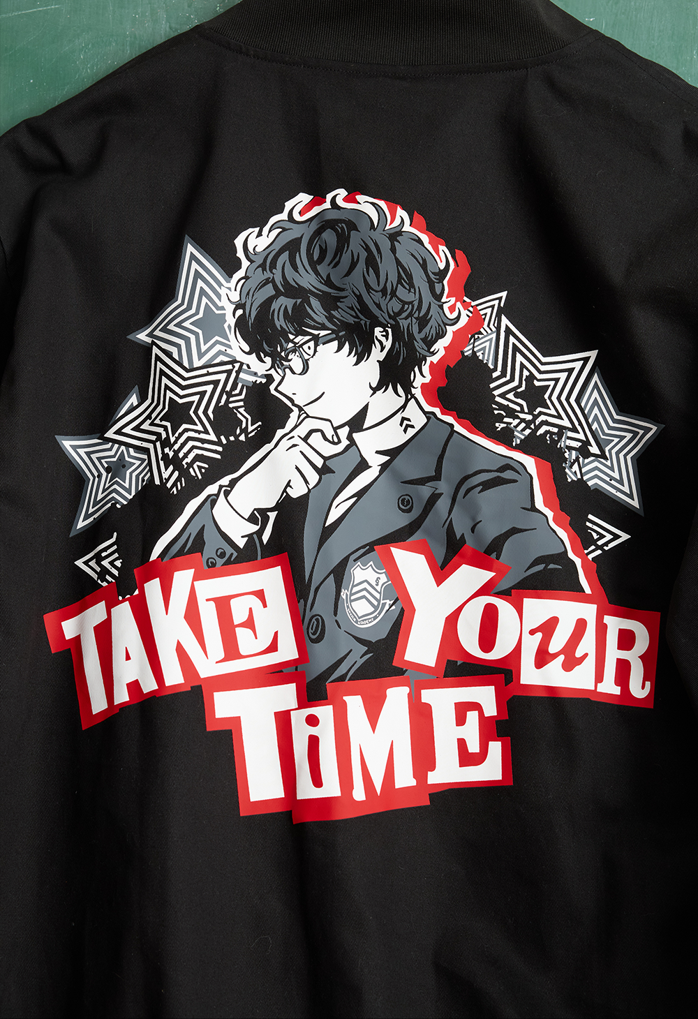 
                  
                    TAKE YOUR TIME Bomber Jacket
                  
                
