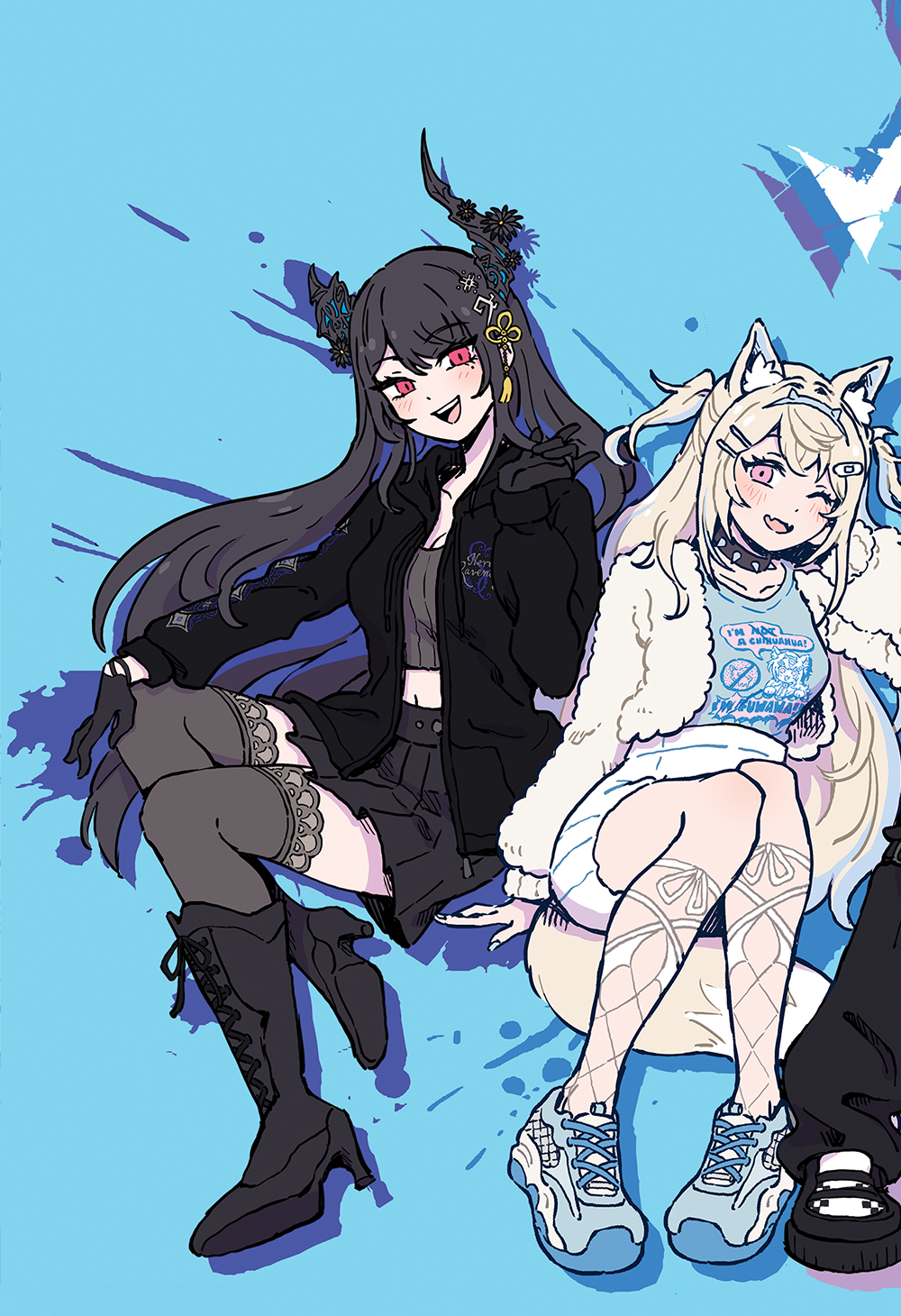 holoAdvent x OMOCAT Poster