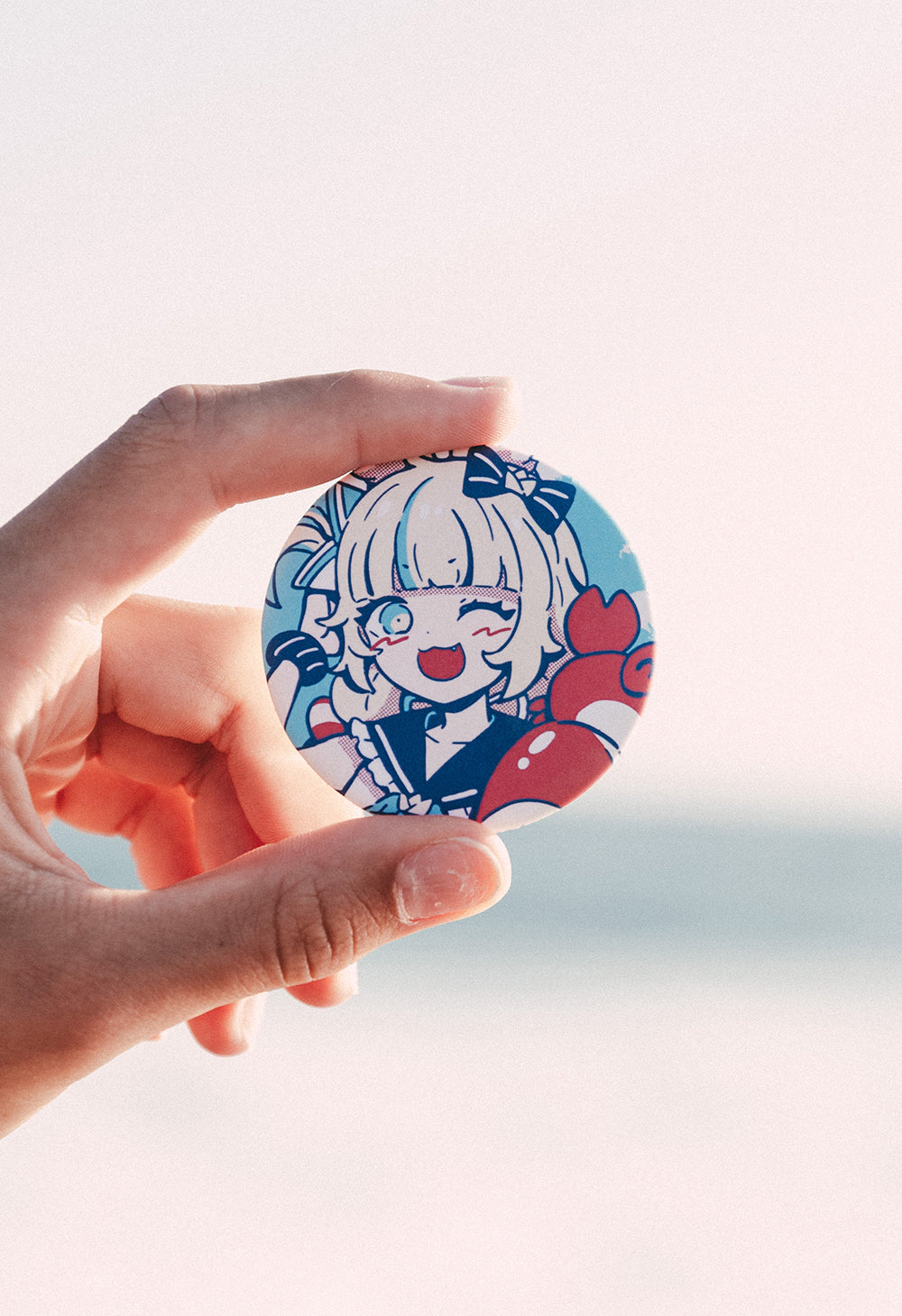 SAKAO❤️ SAMEKO SABA Button Pin Blind Bag – OMOCAT