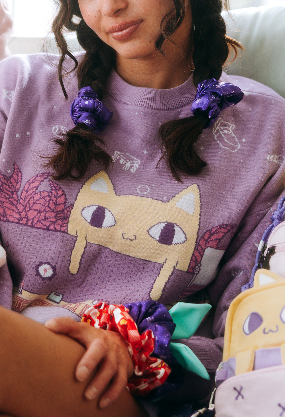 OMORI Scrunchies – OMOCAT