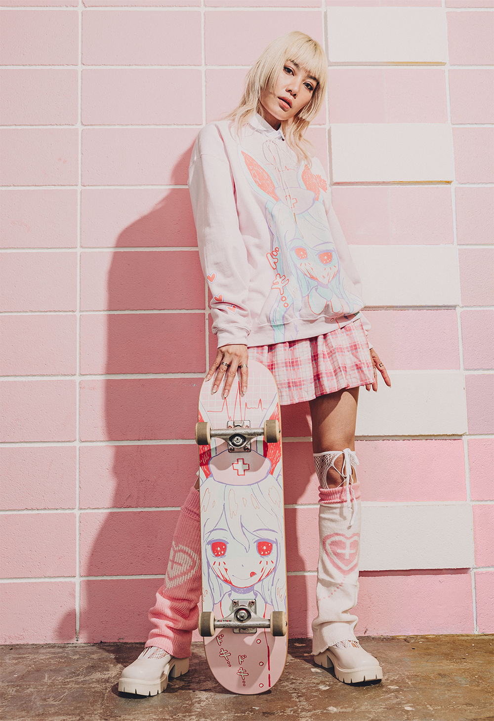 NURSEBUNNY Skate Deck – OMOCAT NURSEBUNNY Skate Deck – OMOCAT