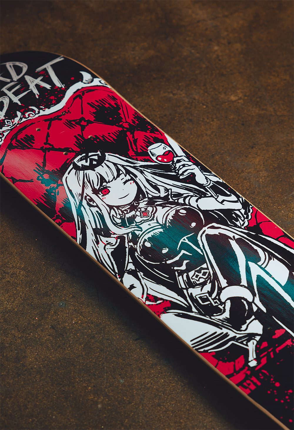 MORI CALLIOPE Skate Deck – OMOCAT MORI CALLIOPE Skate Deck – OMOCAT