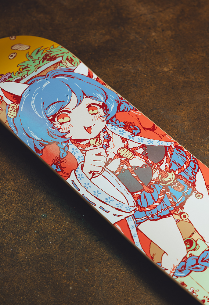 OMOCAT CATGIRL Skate Deck OMOCAT CATGIRL Skate Deck