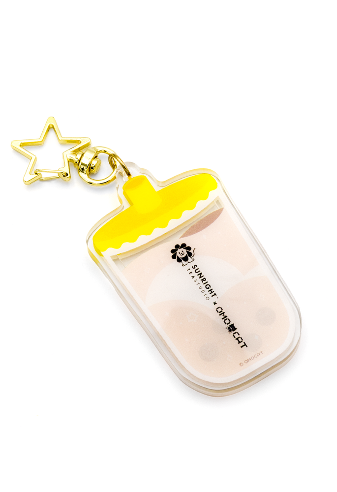 SUNRIGHT TEA x OMORI SUNNY Shaker Keychain – OMOCAT SUNRIGHT TEA x OMORI SUNNY Shaker Keychain – OMOCAT