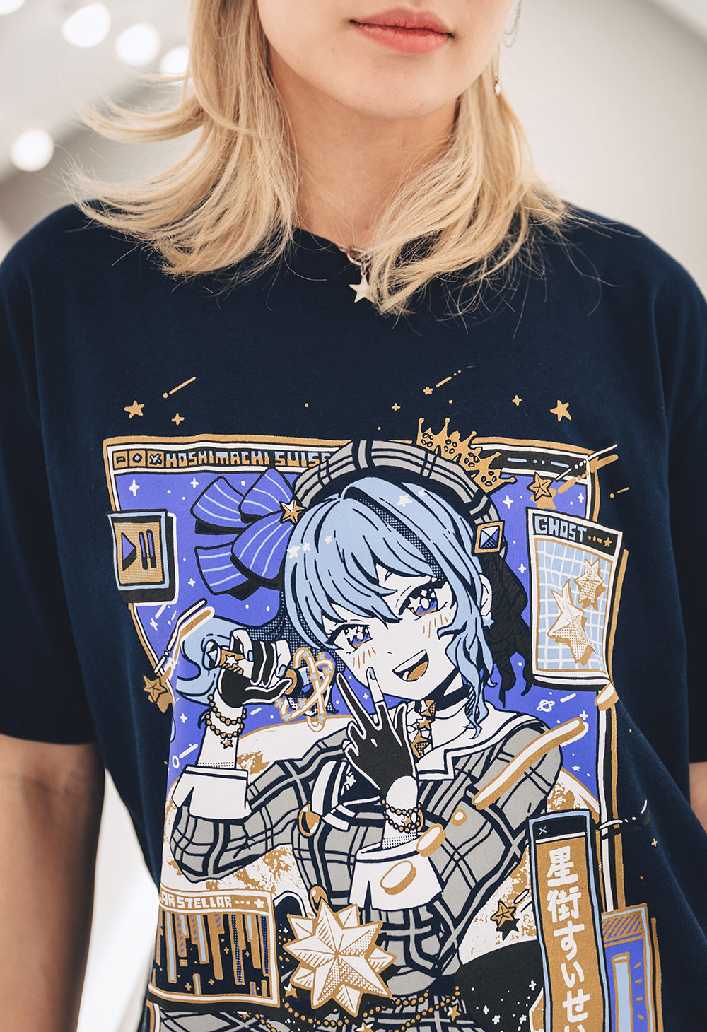 星街すいせいomocat tシャツ