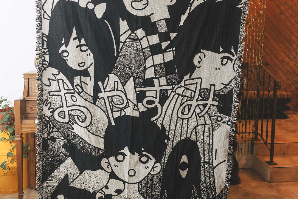OYASUMI Woven Blanket – OMOCAT