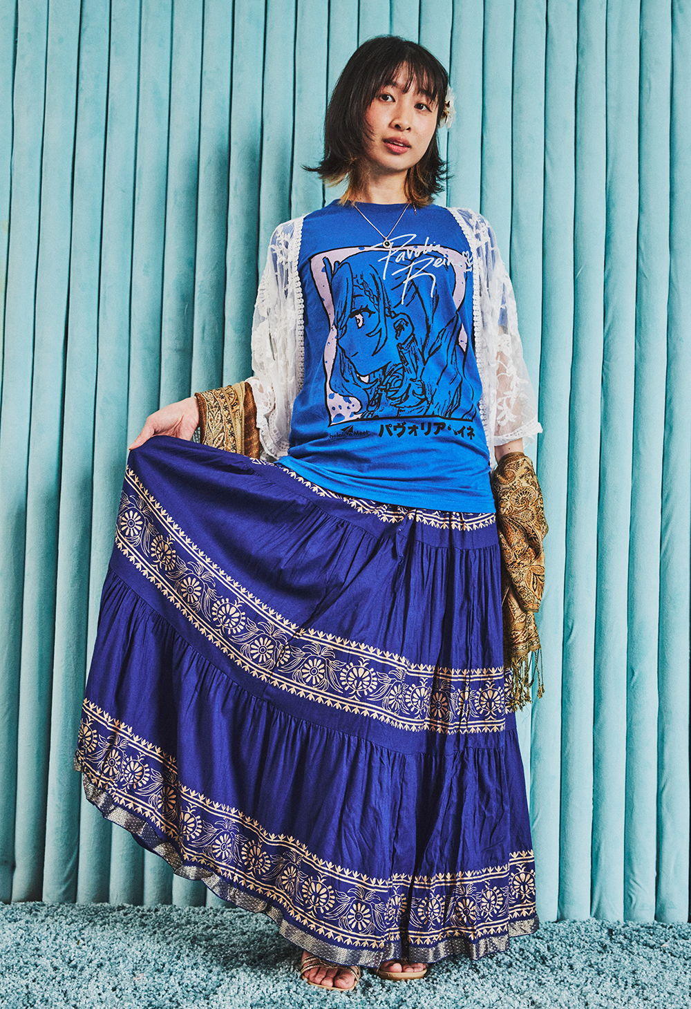 yori オーガニックコットンパイルポロカットソー【2025SM】 コットンカットソープルオーバー | Cut and sew | HER. Online Store