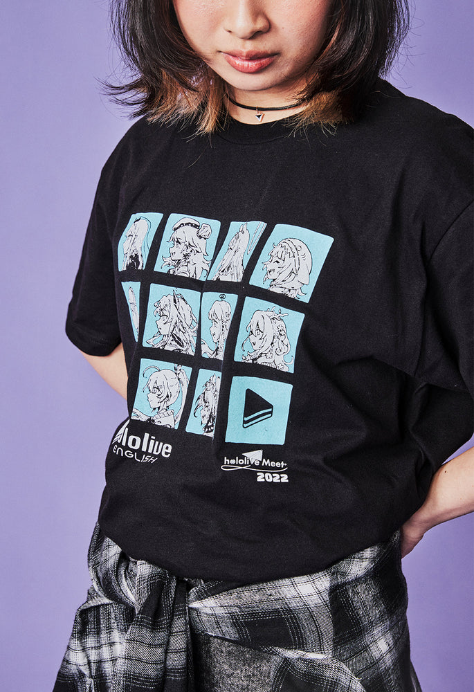 holoMeet EN T-Shirt – OMOCAT holoMeet EN T-Shirt – OMOCAT