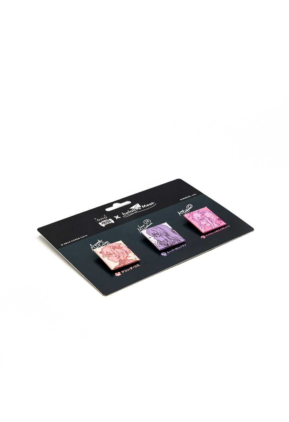 holoMeet ID 1st Generation Button Pin Set – OMOCAT