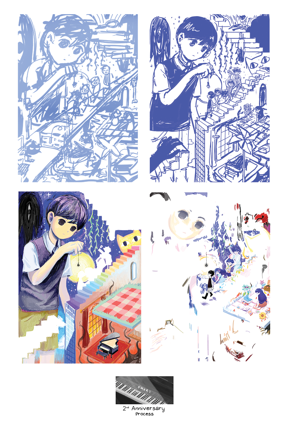 ポスター OMORI 2nd Anniversary Print OMORI 2nd Anniversary Print – OMOCAT