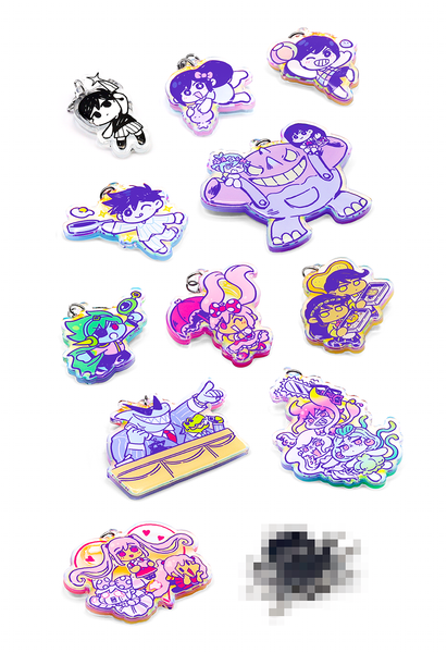 キャラクターグッズ BOSS RUSH Acrylic Keychain blind bag BOSS_RUSH_KEYCHAINS_FRONT_COMP