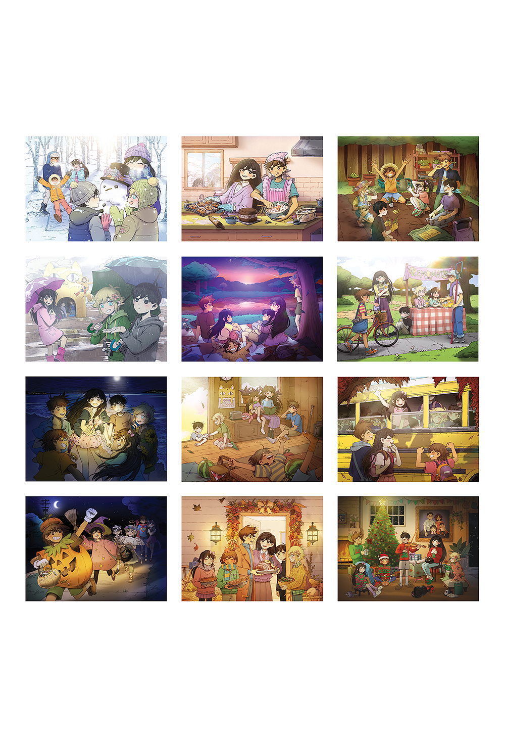 The OMORI 2023 Calendar カレンダー The OMORI Calendar Project Poster – OMOCAT