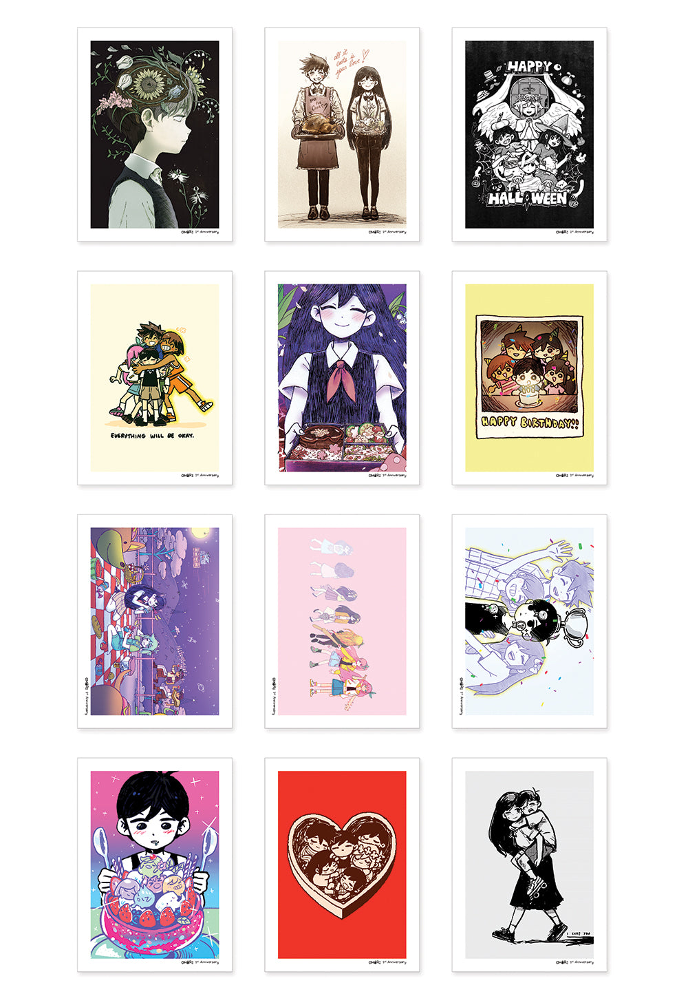 the OMORI 2nd Anniversary artwork is available as a limited edition giclée  print. thank you for another wonderful year.…