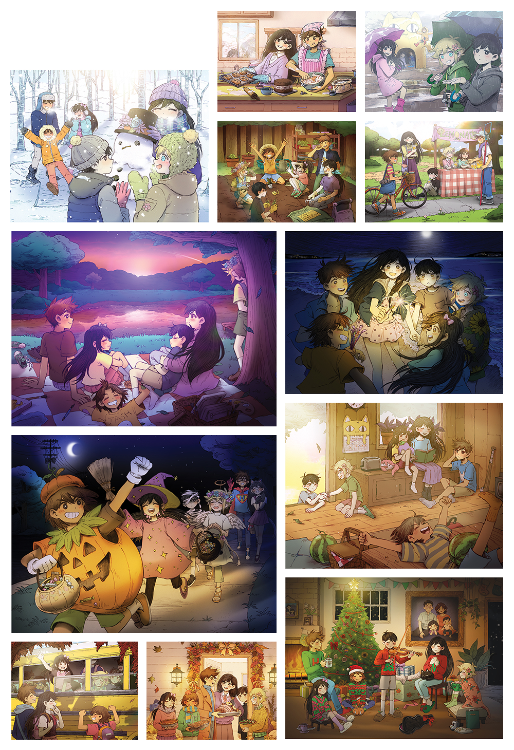 The OMORI 2023 Calendar カレンダー The OMORI Calendar Project Poster – OMOCAT