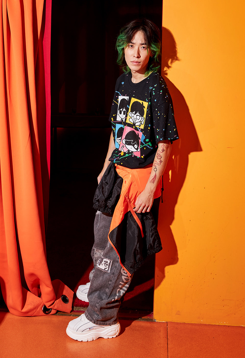 EMOTIONS Splatter T-Shirt – OMOCAT
