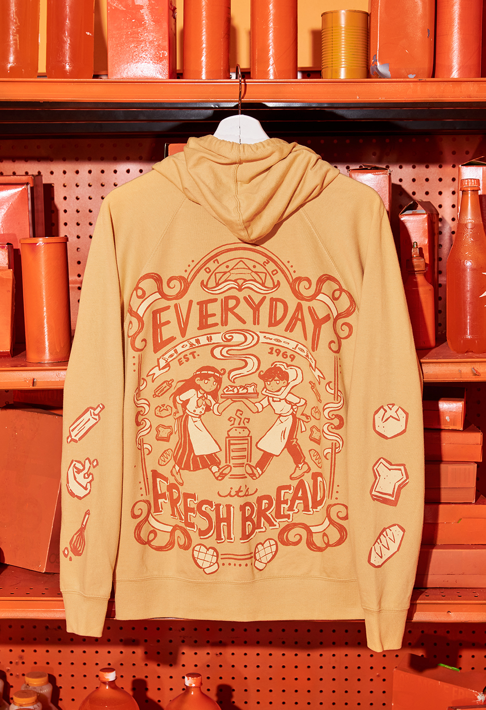 
                  
                    FRESH BREAD Zip-Hoodie
                  
                