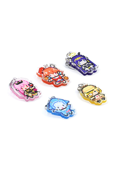PIXEL holoMyth Acrylic Keychain – OMOCAT