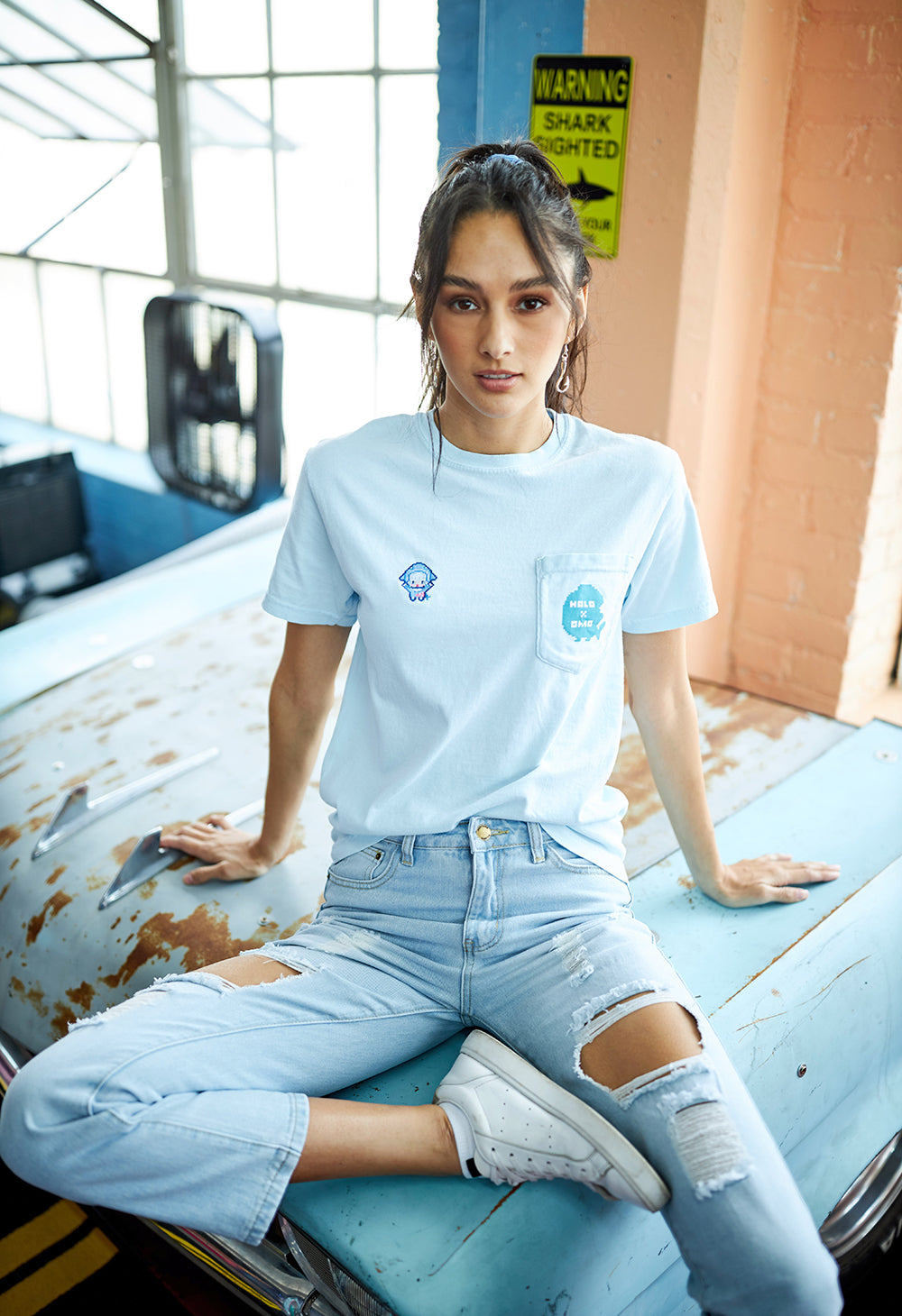 GAWR GURA DENIM SHIRT JACKET