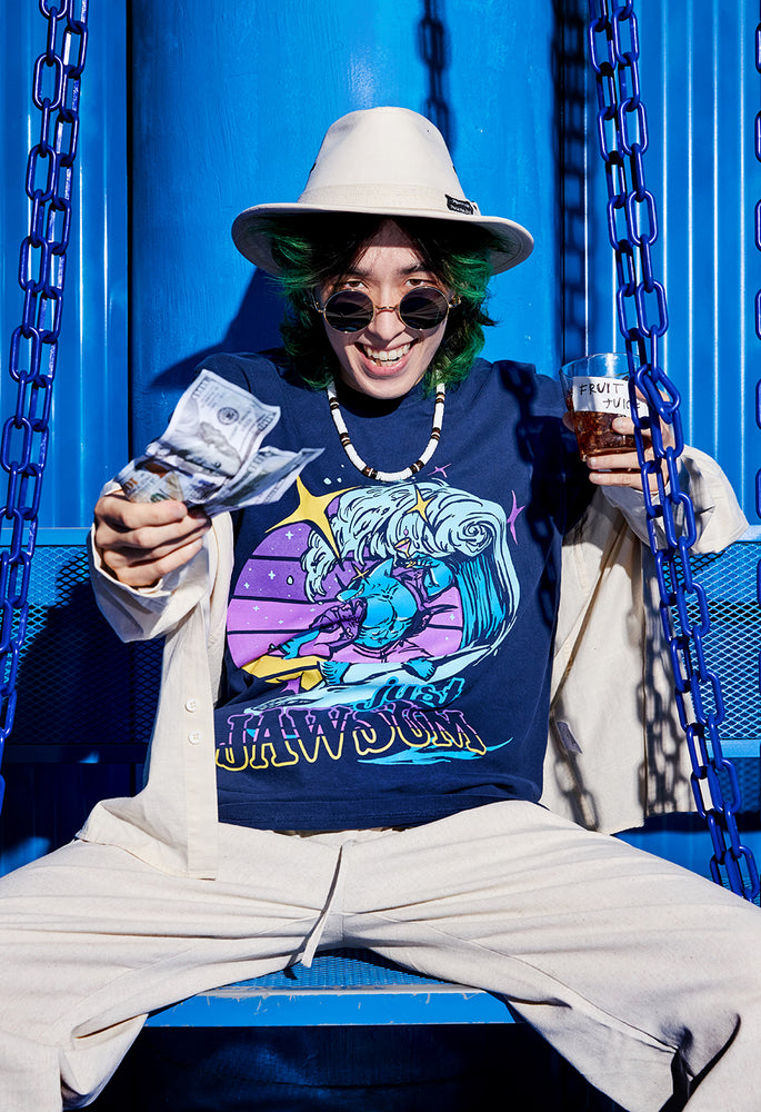 CLAWS JAWS ジョーズ パロディ Tシャツ 映画 ムービー アニマル