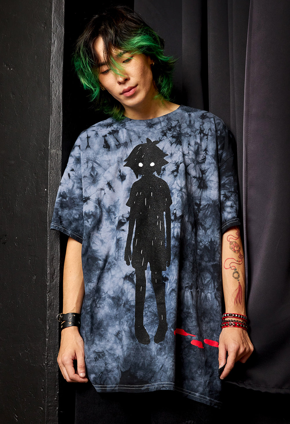 OMORI tie-dye T-shirt