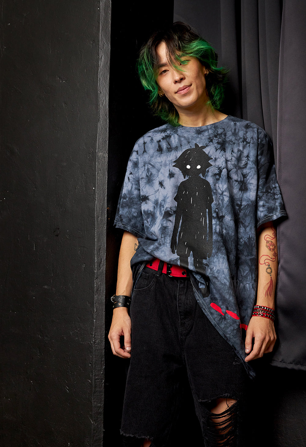 stranger things t shirt tie dye