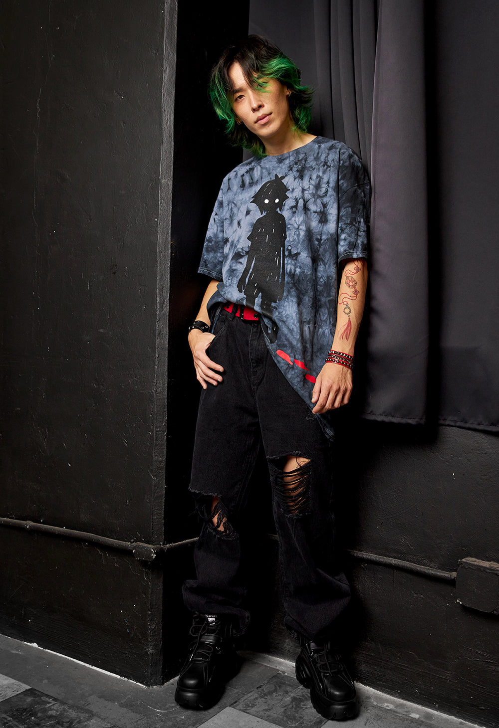 STRANGER Tie-Dye T-Shirt – OMOCAT